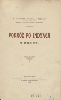 Podróż po Indyach w roku 1896