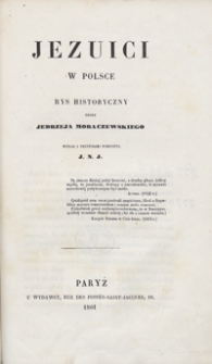 Jezuici w Polsce : rys historyczny