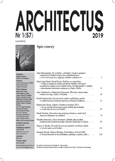 Spis rzeczy [Architectus : Pismo Wydziału Architektury Politechniki Wrocławskiej, 2019, nr 1 (57)]