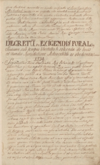 [Inwentarze, lustracje i inne dokumenty dotyczące starostwa pilzneńskiego z lat 1539-1782]