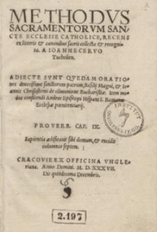 Epistola ad eundem G.D. Ioannem Christoporski