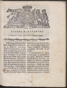 Gazeta Warszawska. R.1781 Nr 60