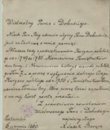 [Papiery i korespondencja Ksawerego Godebskiego, kustosza Zakładu Narodowego im. Ossolińskich we Lwowie z lat 1860-1899]