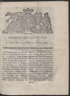 Gazeta Warszawska. R.1782 Nr 24