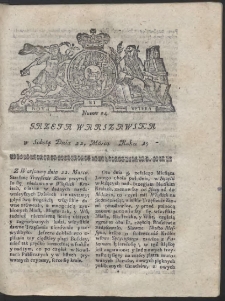 Gazeta Warszawska. R.1783 Nr 24