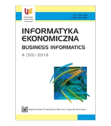 Spis treści [Informatyka Ekonomiczna = Business Informatics, 2018, Nr 4 (50)]