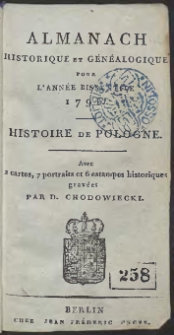 Almanach Historique Et G&eacute;n&eacute;alogique Pour L&rsquo;Ann&eacute;e [&hellip;] 1796 [&hellip;]