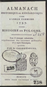 Almanach Historique Et G&eacute;n&eacute;alogique Pour L&rsquo;Ann&eacute;e [&hellip;] 1797 [&hellip;]