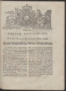 Gazeta Warszawska. R.1784 Nr 83