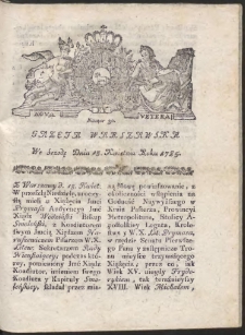 Gazeta Warszawska. R.1785 Nr 30