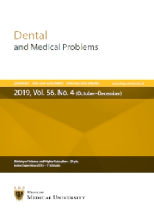 Dental and Medical Problems, 2019, Vol. 56, nr 4