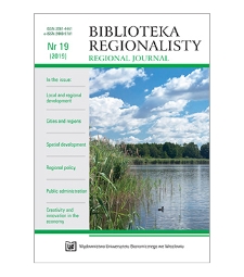 The financial situation of cities with poviat rights in Eastern Poland vs. diversification of development potential