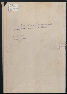 Materiały w sprawie skasowania pańszczyzny (kopie akt&oacute;w; potomkowie K. Krzeczunowicza)