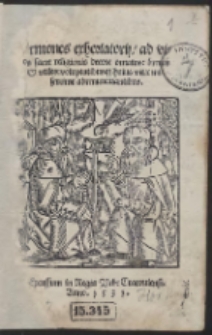 Sermones exhortatorii ad viros sacre religionis decore ornatos, breues & utiles, voluptatibusq[ue] huius vitæ miserrime abrenunctiantibus