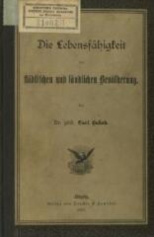 Die Lebensfähigkeit der städtischen und ländlichen Bevölkerung