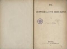 Die Regenverhältnisse Deutschland