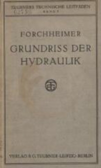 Grundriss der Hydraulik