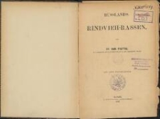 Russland's Rindvieh-Rassen