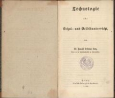Technologie f&uuml;r Schul- und Selbstunterricht