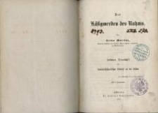 Das Käsigwerden des Rahms : gekrönte Preisschrift des Landwirthschaftlichen Vereins an der Schlei