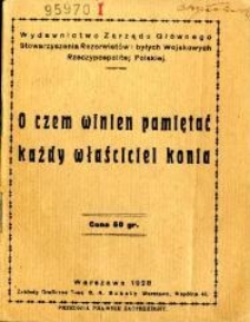 O czem winien pamiętać każdy właściciel konia