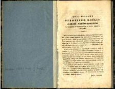 Spis ogolny strojnych roślin ogrodu Niedźwieckiego na przedarz wystawionych aż po 1 czerwca 1838 roku