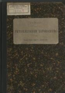 Beitrag zur physikalischen Erforschung der Baltischen Seeen
