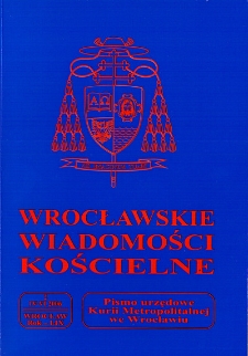 Wrocławskie Wiadomości Kościelne. R. 59 (2006), nr 2