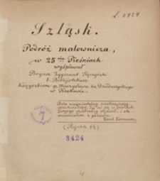 Szląsk. Podróż malownicza w 25-ciu pieśniach wyśpiewał Bogusz Zygmunt Stęczyński