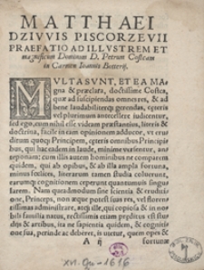 Ioannis Botterii In Henricum Valesium [...] ad Petrum Costcam [...] Carmen