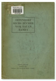 Sechs Bücher vom Bauen : enthaltend eine Theorie des architektonischen Entwerfens. 1. Bd., Einführung