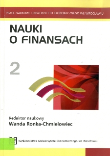 Doświadczenia krajów europejskiech w zastosowaniu współpłacenia w finansowaniu ochrony zdrowia. Prace Naukowe Uniwersytetu Ekonomicznego we Wrocławiu, 2009, Nr 75, s. 9-21