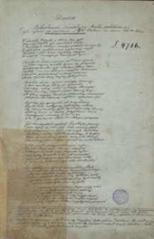 [Notatnik Tymona Zaborowskiego, zawierający m.in. wiersze, fragmenty dramat&oacute;w i odpisy list&oacute;w]