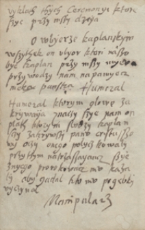 Vyklath thych ceremonyi kt&oacute;re ssye przy mssy dzeya