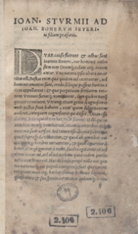 M[arci] T[ulii] Ciceronis Philosophicorum volumen secundum, Post postremam Naugerianam et Victorianam correctionem Emendatum A Ioan[ne] Sturmio : De Natura deorum ; De Divinatione ; De Fato ; De Somnio Scipionis ; De Legibus ; De Universitate ; De Petitione Consulatus [...]