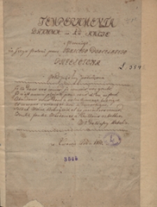 Temperamenta. Dramma w 1 akcie z perskiego na język polski przez Ignacego Podleskiego przełożona [...] 1810