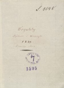 Tryolety, śpiewki i wierszyki