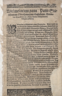 O Ziolach tutecznych y zamorskich y o mocy ich, a kthemu kxięgi lekarskie wedle regestru niżey nowo wypisanego wssem wielmi uzyteczne […] - War. A.