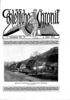 Schlesien : Illustrierte Zeitschrift für die Pflege heimatlicher Kultur. Zeitschrift des Kunstgewerbevereins für Breslau u. die Provinz Schlesien, 5. Jahrgang, 1912, 1 Juni, Nr 17