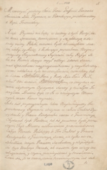 [Kopiariusz listów, mów, akt publicznych i innych materiałów odnoszących się do spraw politycznych Polski z lat 1769-1771]