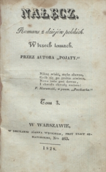 Nałęcz : romans z dziejów polskich : w trzech tomach. Tom 3