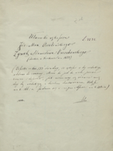 Ułamki rękopisu J&oacute;z[efa] Max[ymiliana] Ossolińskiego [pt.] Żywot Stanisława Orzechowskiego [...]