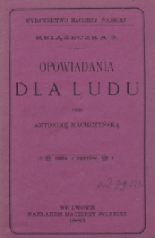 Opowiadania dla ludu