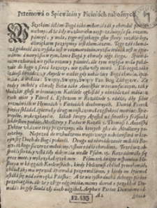 Pieśni Katholickie nowo reformowane z polskich na łacińskie a z łacińskich na polskie przełożone niektóre też nowo złożone = Cantiones Catholicae nunc recens reformatae, ex polonicis latinae ex latinis polonicae factae nonnulae noviter compositae