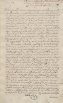 Manuskrypt 1769-1770. [Kopiariusz listów mów, akt publicznych]