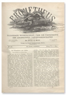 Prometheus : Illustrirte Wochenschrift über die Fortschritte der angewandenten Naturwissenschaften. 2. Jahrgang, 1891, Nr 78