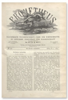 Prometheus : Illustrirte Wochenschrift &uuml;ber die Fortschritte in Gewerbe, Industrie und Wissenschaft. 2. Jahrgang, 1891, Nr 79