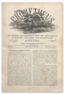 Prometheus : Illustrirte Wochenschrift &uuml;ber die Fortschritte in Gewerbe, Industrie und Wissenschaft. 2. Jahrgang, 1891, Nr 86