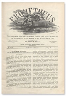 Prometheus : Illustrirte Wochenschrift &uuml;ber die Fortschritte in Gewerbe, Industrie und Wissenschaft. 2. Jahrgang, 1891, Nr 102