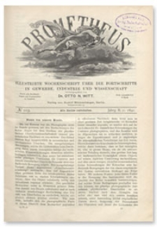 Prometheus : Illustrirte Wochenschrift &uuml;ber die Fortschritte in Gewerbe, Industrie und Wissenschaft. 2. Jahrgang, 1891, Nr 103